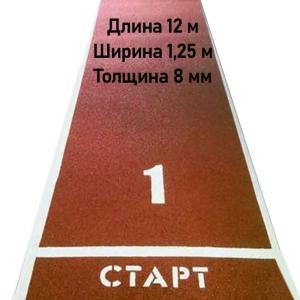 Купить Дорожка для разбега 12 м х 1,25 м. Толщина 8 мм в Рассказове 
