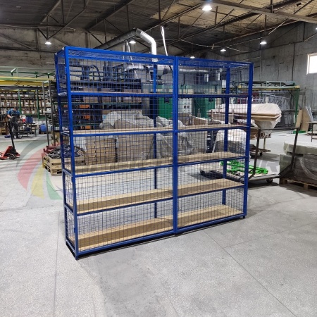 Купить Стеллаж для хранения инвентаря закрытый 2200х500х2500 (разборный) в Рассказове 