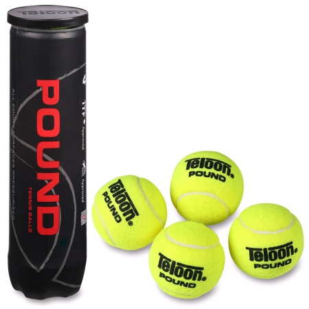 Купить Мяч для большого тенниса Teloon 828Т Р4  (4 шт) в Рассказове 