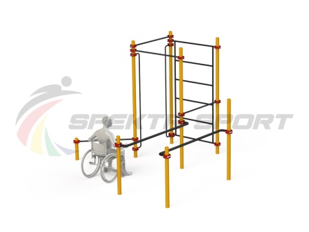 Купить Спортивный комплекс для инвалидов-колясочников WRK-D18_76mm в Рассказове 