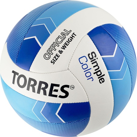 Купить Мяч волейбольный Torres Simple Color любительский р.5 в Рассказове 